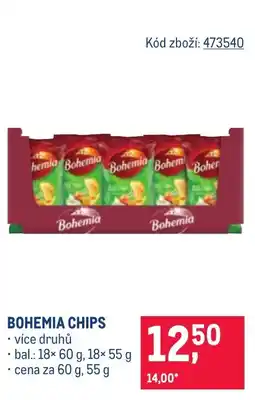 Makro Bohemia chips nabídka