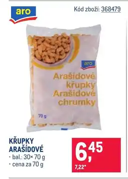 Makro Křupky arašídové nabídka