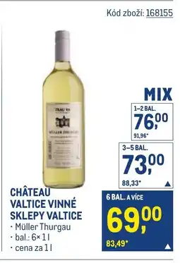 Makro Château valtice vinné sklepy valtice nabídka
