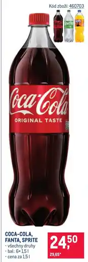 Makro Coca-Cola, Fanta, Sprite nabídka