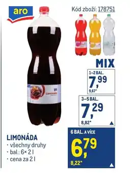 Makro Limonáda nabídka
