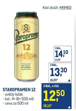 Makro Staropramen 12 nabídka