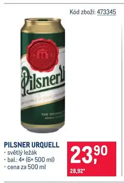 Makro Pilsner Urquell nabídka