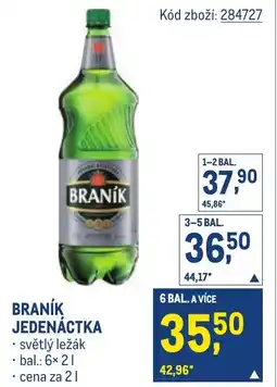 Makro Braník jedenáctka nabídka