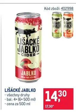 Makro Lišácké jablko nabídka