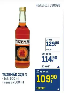 Makro Tuzemák 37,5% nabídka