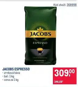Makro Jacobs espresso nabídka