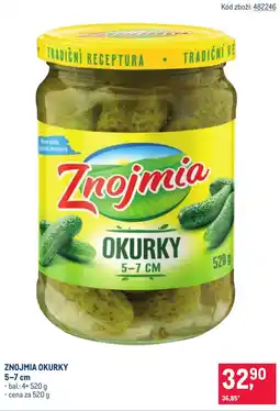 Makro Znojmia okurky 5-7 cm nabídka