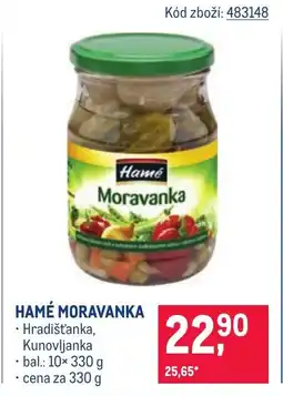 Makro Hamé moravanka nabídka