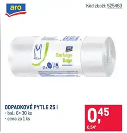 Makro Odpadkové pytle nabídka