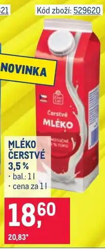 Makro Mléko čerstvé 3,5% nabídka