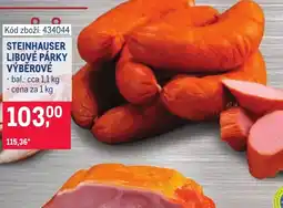 Makro Steinhauser libové párky výběrové nabídka