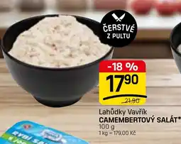 Flop Lahůdky Vavřík Camembertový salát nabídka