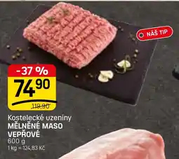 Flop Kostelecké uzeniny Mělněné maso vepřové nabídka