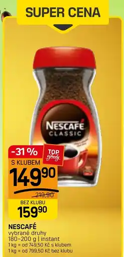 Flop Nescafe nabídka