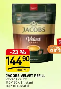 Flop Jacobs velvet refill nabídka