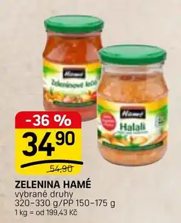 Flop Zelenina hamé nabídka