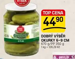 Flop Dobrý výběr okurky 6-9 cm nabídka