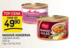Flop Masová konzerva nabídka
