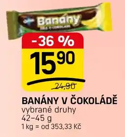 Flop Banány v čokoládě nabídka