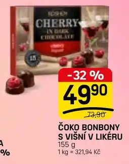 Flop Čoko bonbony s višní v likéru nabídka