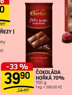 Flop Čokoláda hořká 70% nabídka