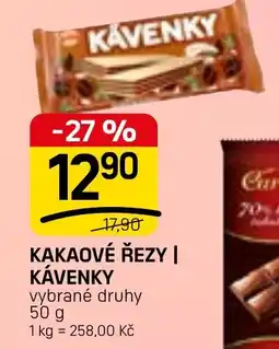 Flop Kakaové řezy | kávenky nabídka