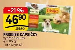 Flop Friskies kapsičky nabídka