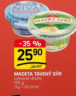 Flop Madeta tavený sýr nabídka
