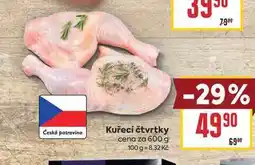 Billa Kuřecí čtvrtky cena za nabídka
