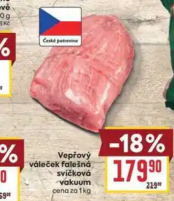 Billa Vepřový váleček falešná svíčková *vakuum cena za nabídka