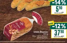 Billa Chléb Žitamoc nabídka