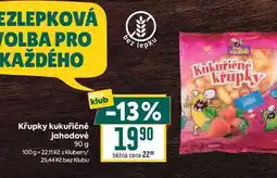 Billa Křupky kukuřičné jahodové nabídka