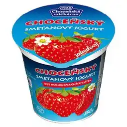 Billa Choceňský smetanový jogurt s příchutí 150g, různé druhy nabídka