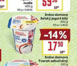 Billa Srdce domova Selský jogurt bílý nabídka