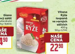 Billa Vitana Rýže loupaná ve varných sáčcích nabídka
