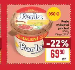 Billa Perla máslová příchuť nabídka