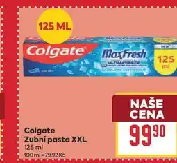 Billa Colgate Zubní pasta XXL nabídka