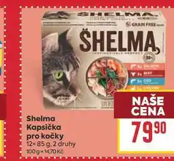 Billa Shelma Kapsička pro kočky 12× nabídka