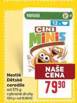 Billa Nestlé Dětské cereálie od nabídka