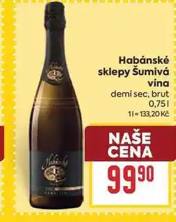 Billa Habánské sklepy Šumivá vina demi sec, brut nabídka