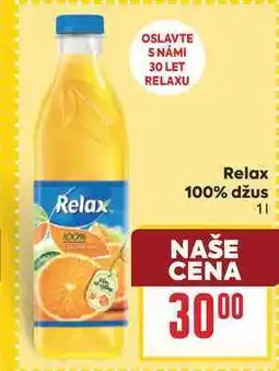 Billa Relax 100% džus nabídka