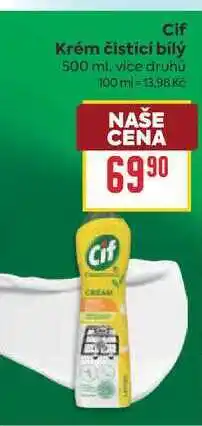 Billa Cif Krém čistici bílý nabídka