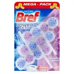 Billa Bref Power Aktiv WC blok 3x50ml, vybrané druhy 150g nabídka