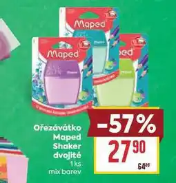 Billa Ořezávátko Maped Shaker dvojité 1ks mix barev nabídka
