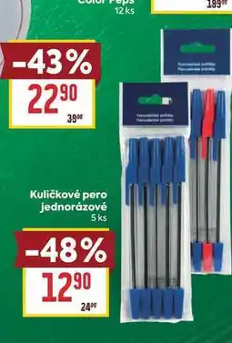 Billa Kuličkové pero jednorázové 5 ks nabídka