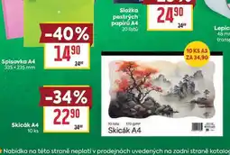 Billa Skicák A4 10 ks nabídka