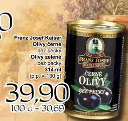 Jip Franz Josef Kaiser Olivy černé bez pecky Olivy zelené bez pecky nabídka