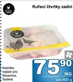 Jip Kuřecí čtvrtky zadní nabídka
