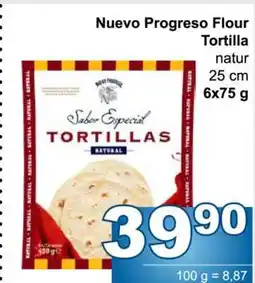 Jip Nuevo Progreso Flour Tortilla nabídka